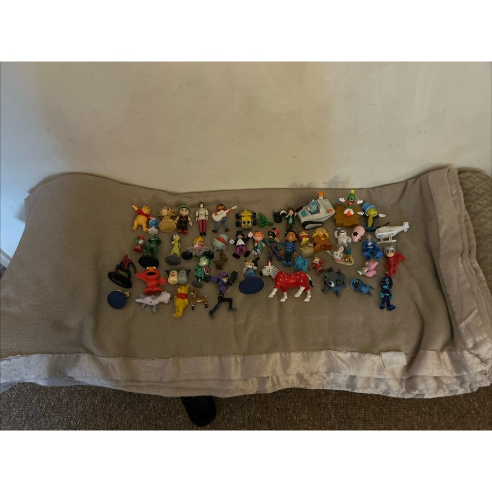 Mini PVC Action Figure Toy Lot Of (50) Marvel, Disney, Pixar, Marvin, Winnie